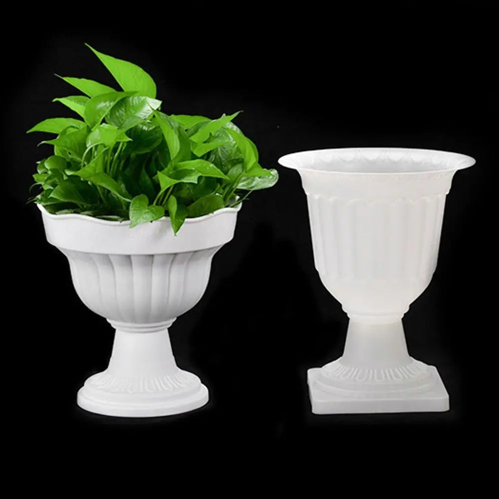 Roman plastic flower pot retro romantic style for events - vue 4 sur 13
