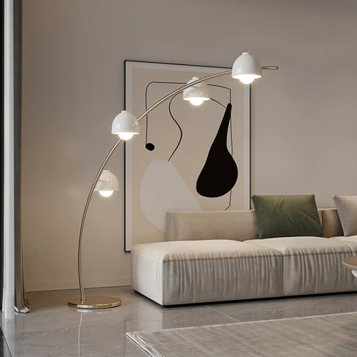 Modern Italian designer floor lamp for elegant interior decor - vue 2 sur 6