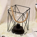 Retro wrought iron desk table lamp reading night light
