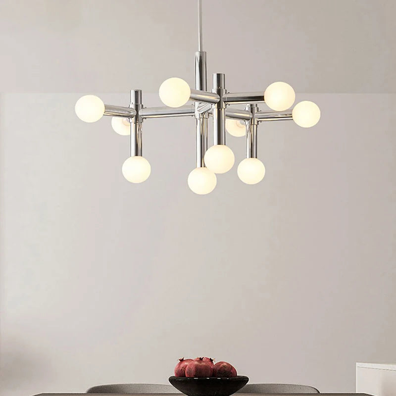 Retro Bauhaus style chandelier for elegant interiors
