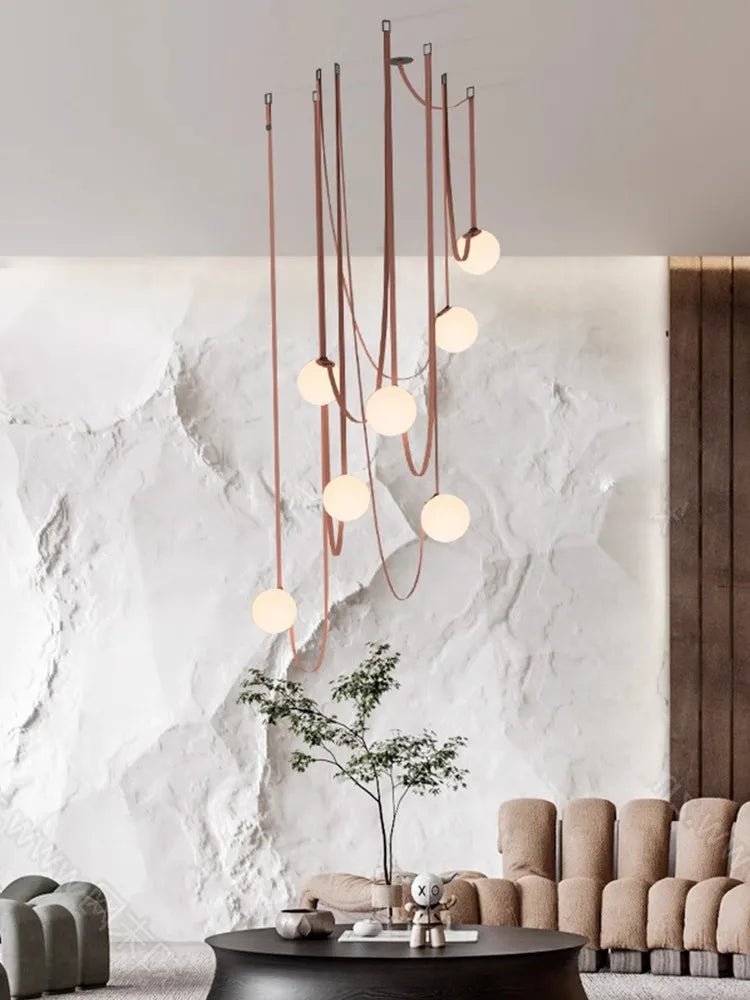Italian designer pendant light for a minimalist, elegant interior - vue 4 sur 9