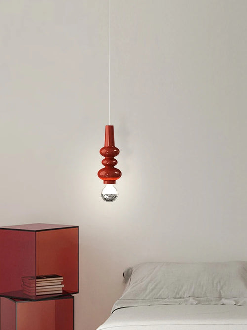 Modern nordic LED pendant light for elegant interior decor - vue 5 sur 12