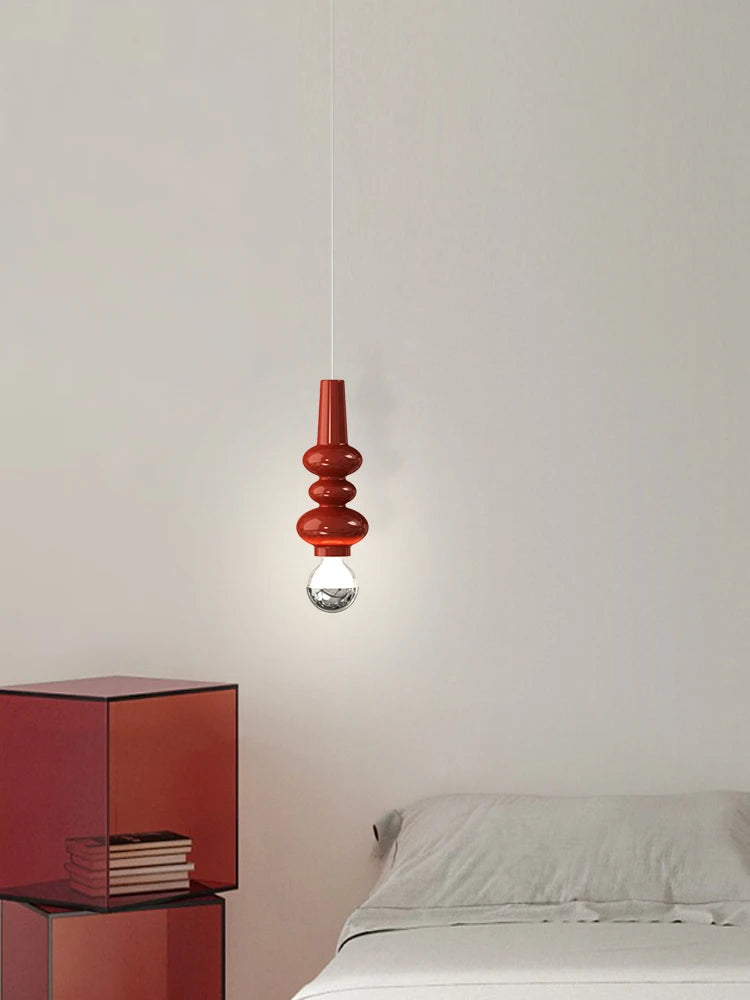 Modern nordic LED pendant light for elegant interior decor - vue 4 sur 12