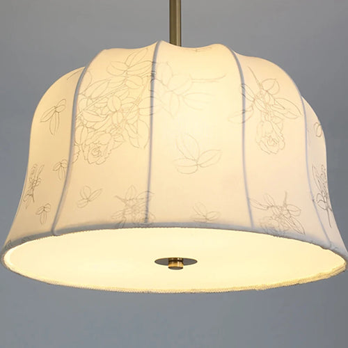 Nordic fabric pendant light for modern lighting - vue 6 sur 9