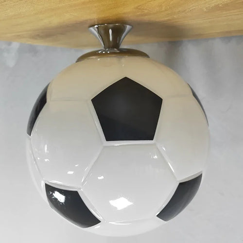 Elegant modern art deco glass ceiling light - vue 4 sur 10