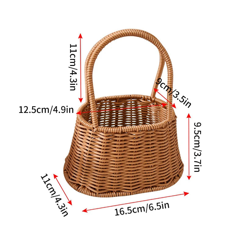 Handwoven multi-purpose storage basket - vue 16 sur 17