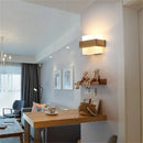 Modern wood and glass wall light decorative lighting
