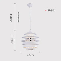 Postmodern nordic multi-tier decorative chandelier