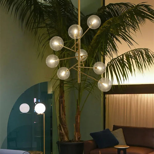 Modern glass pendant light for creative and elegant décor - vue 5 sur 9