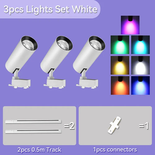 Disco LED spotlight for festive atmosphere and home decoration - vue 12 sur 12