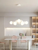 Modern iron LED chandelier for interior decoration