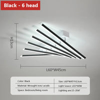 Modern LED chandelier for creative interior decor