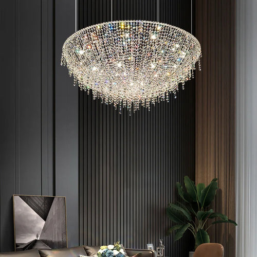 Luxury retro crystal chandelier for interior decoration - vue 4 sur 12