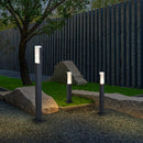 Advanced outdoor LED pillar lawn lamp, waterproof IP65 aluminium, square garden path light