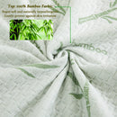 1pc Waterproof Bamboo Mattress Cover (Without Pillowcase), Cooling &amp; Breathable Fitted Bed Sheet With 6-14inches Deep Pocket