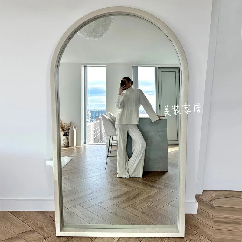 miroir décoratif circulaire pour une ambiance bohème élégante - vue 6 sur 9