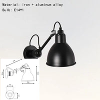 Modern wall light with plug for hotel and office