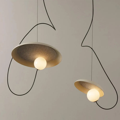 Italian design magnetic chandelier, creative wabi-sabi style - vue 6 sur 9