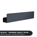 shower shelf with hook for bathroom and kitchen items