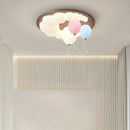Chinese style balloon ceiling light indoor moon design