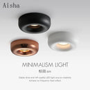 Integrated LED ceiling light for discreet modern lighting