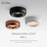 Integrated LED ceiling light for discreet modern lighting