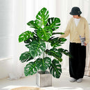 Artificial monstera tree for garden and office decoration