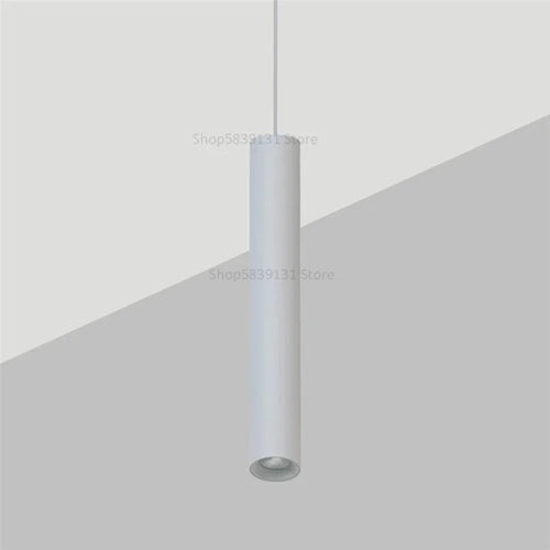 Modern cylindrical pendant light for Nordic interior decor