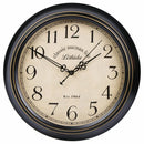 silent vintage wall clock classic metal design