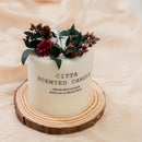 scented soy wax candle for romantic and relaxing moments