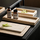 natural marble bathroom accessory set