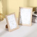 Modern wooden photo frame for interior decoration