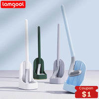 silicone cleaning brushes with holder for bathroom