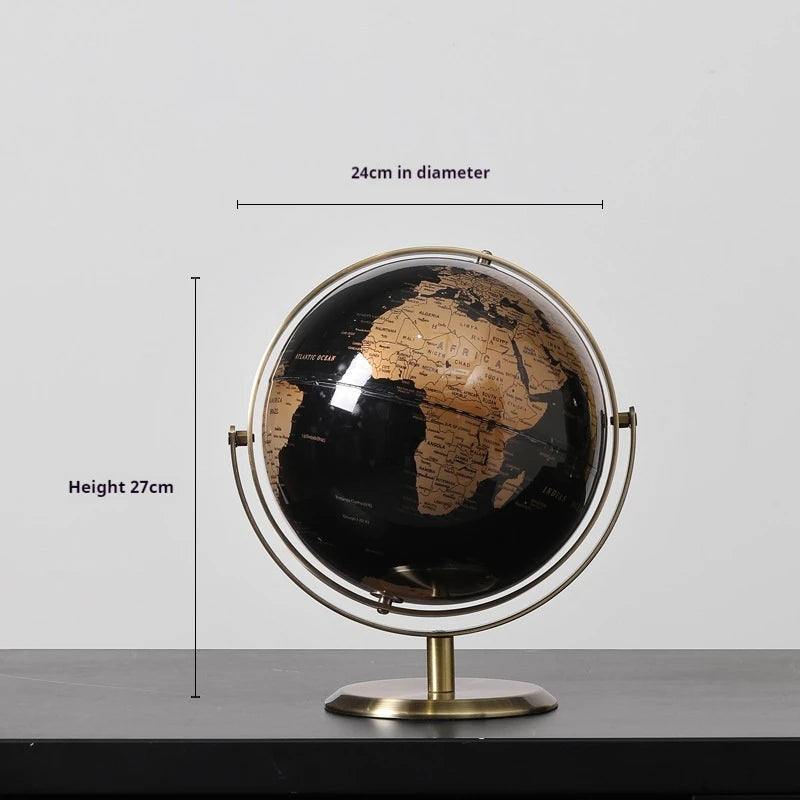 children's educational rotating metal globe - vue 11 sur 14