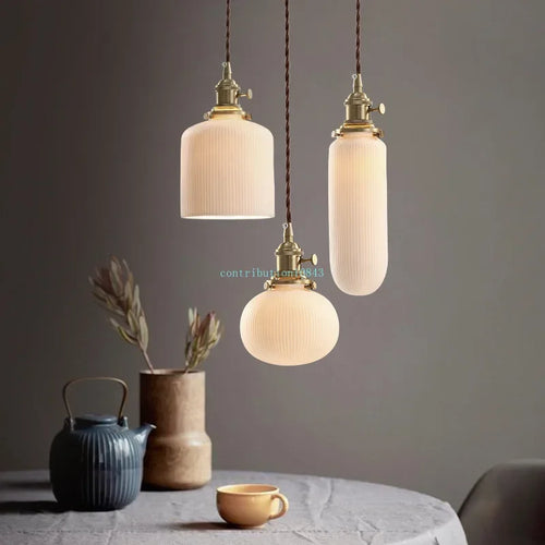 Modern nordic LED ceramic vintage wall light - vue 2 sur 15