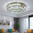 Modern adjustable crystal LED ceiling light