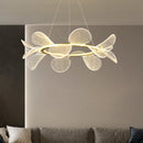 Modern acrylic flower LED chandelier luxury