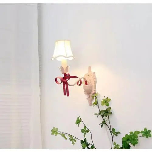 Cute children's chandelier with decorative bow pendant lighting - vue 13 sur 14