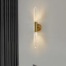 Modern glass wall light minimalist metal lighting