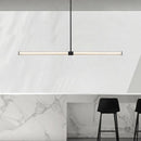Modern glass ceiling light for minimalist bar and restaurant