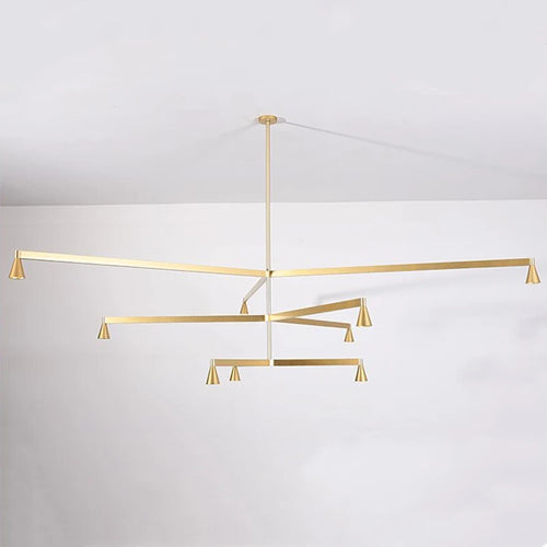Postmodern luxury sputnik chandelier for living and dining room - vue 6 sur 12