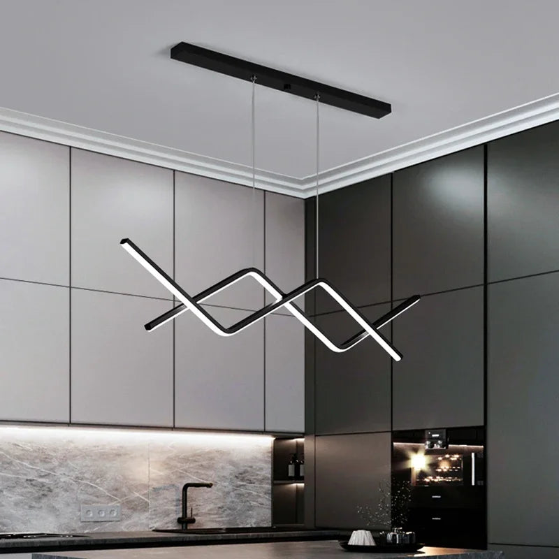 Modern LED pendant light for elegant decorative interiors