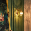 Classic crystal decorative wall light for interiors