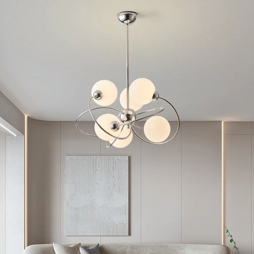 Bauhaus glass pendant light creative design for interior decoration - vue 6 sur 7