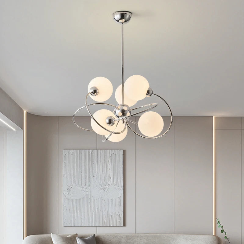 Bauhaus glass pendant light creative design for interior decoration - vue 5 sur 7