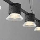 Modern minimalist personalised acrylic stone pendant light