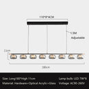 High-end Italian minimalist chandelier for modern lighting