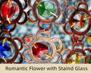 Vintage Turkish chandelier bohemian style stained glass romantic for café or restaurant