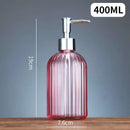 portable glass liquid soap dispenser for bathroom