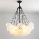 Nordic glass pendant light for luxury interior decor